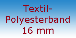 Textil Polyesterband 16 mm